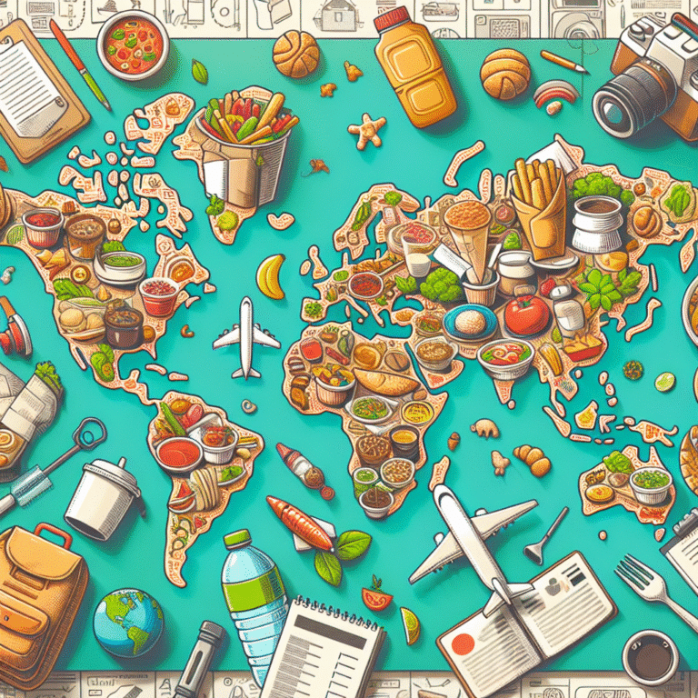 alimentação barata em viagens