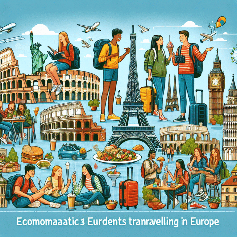 Roteiro de 3 dias econômico para estudantes na Europa