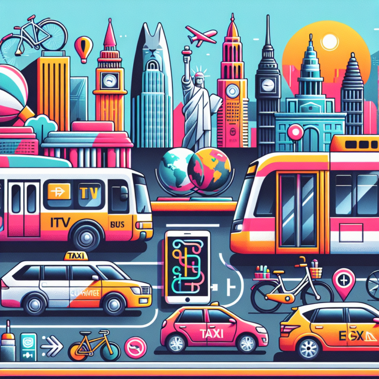 Transporte público barato em viagens: aproveitando ao máximo