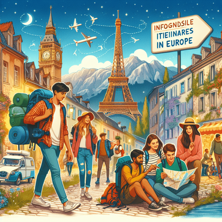 roteiros baratos na Europa para jovens aventureiros